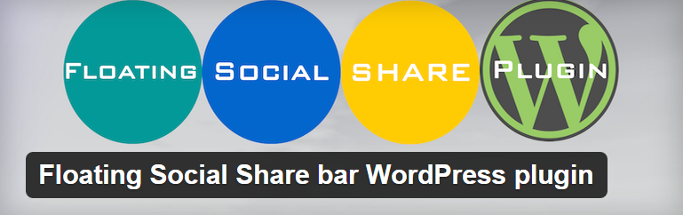 WordPress Floating Social Share Bar плъгин