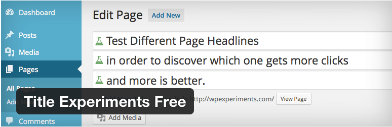 WordPress Title Experiment плъгин