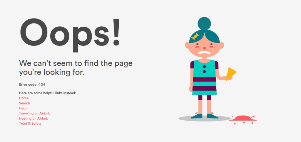 Airbnb 404 Page